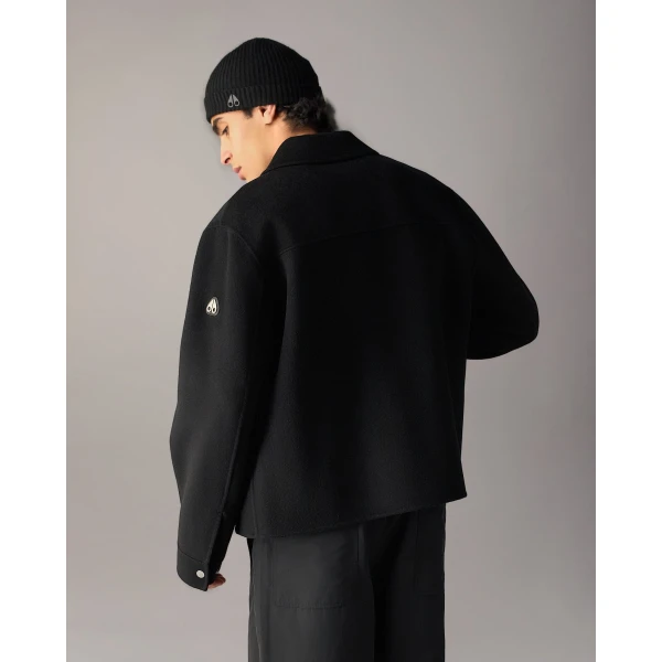 Moose Knuckles Jacques Wool Jacket in Black | Men Jackets | Luxury Shoes 