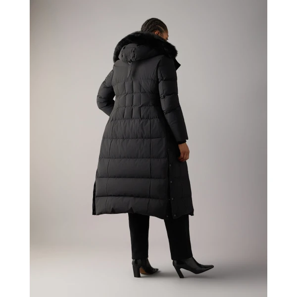 Moose Knuckles Jocada Long Down Parka in Black | Coats | Luxury Shoes 