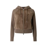 Moose Knuckles Junction Hooded Hybrid Sweater in Ashen | Luxury Shoes 