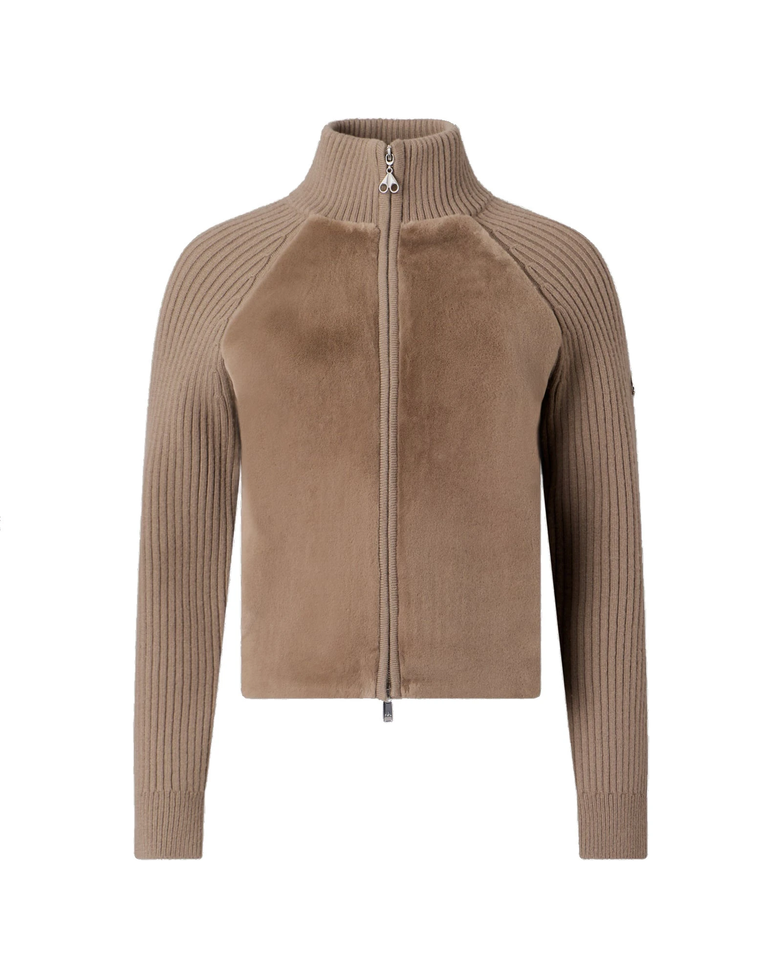 Moose Knuckles Junction Zip-Up Hybrid Sweater in Ashen Moose Knuckles Junction Zip-Up Hybrid Sweater in Ashen | Luxury Shoes
