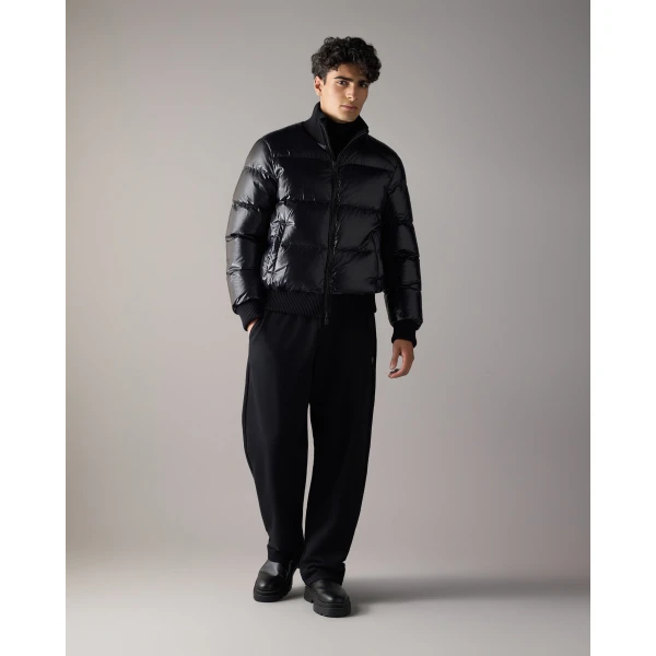 Moose Knuckles Kings Down Bomber in Black | Men Jackets | Luxury Shoes 