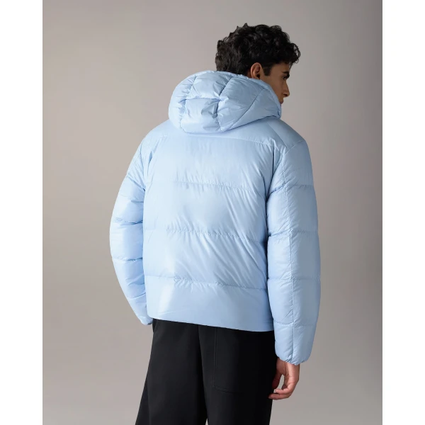 Moose Knuckles Kings Reversible Down Puffer in Blue Ice | Men Jackets | Luxury Shoes 