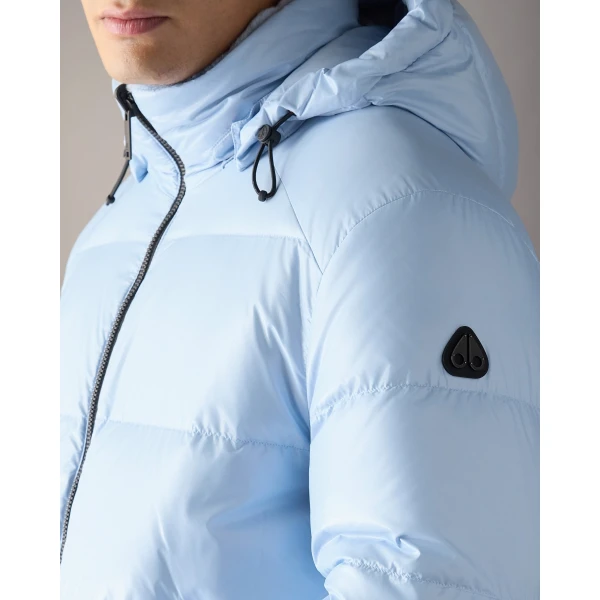 Moose Knuckles Kings Reversible Down Puffer in Blue Ice | Men Jackets | Luxury Shoes 
