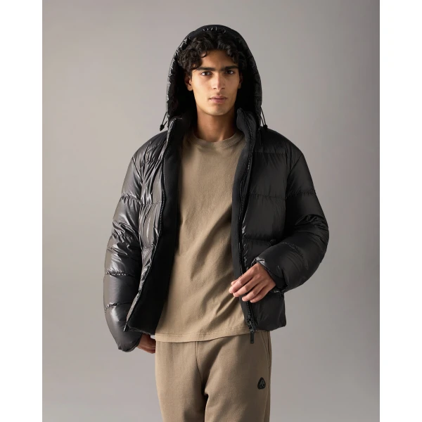 Moose Knuckles Kings Reversible Down Puffer in Cement | Men Jackets | Luxury Shoes 