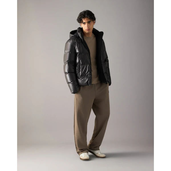 Moose Knuckles Kings Reversible Down Puffer in Cement | Men Jackets | Luxury Shoes 