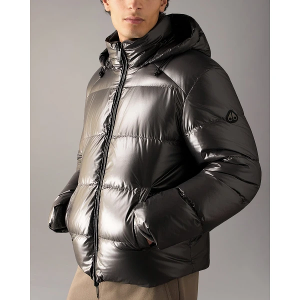 Moose Knuckles Kings Reversible Down Puffer in Cement | Men Jackets | Luxury Shoes 