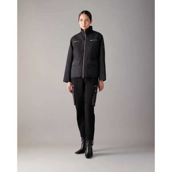 Moose Knuckles Lakeshore Jacket in Black Monogram | Jackets | Luxury Shoes 