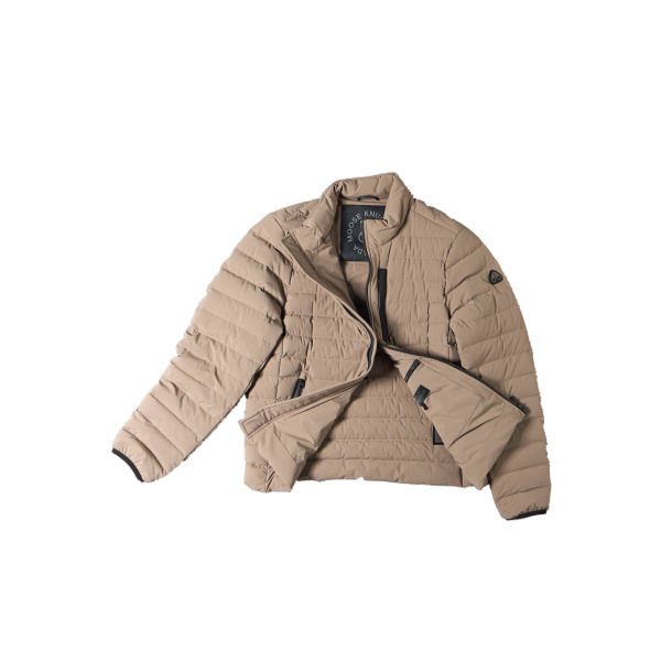 Moose Knuckles Laki Down Jacket in Ashen | Luxury Shoes 