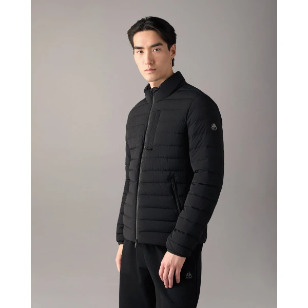 Moose Knuckles Laki Down Jacket in Black | Men Jackets | Luxury Shoes 