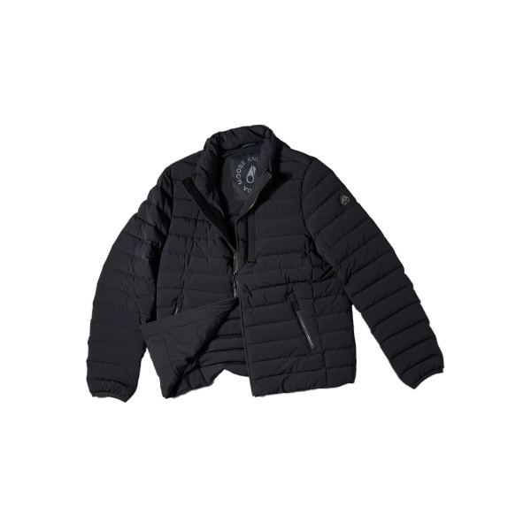 Moose Knuckles Laki Down Jacket in Black | Luxury Shoes 
