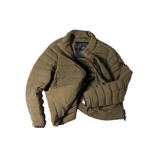 Moose Knuckles Laki Down Jacket in Combat | Luxury Shoes 