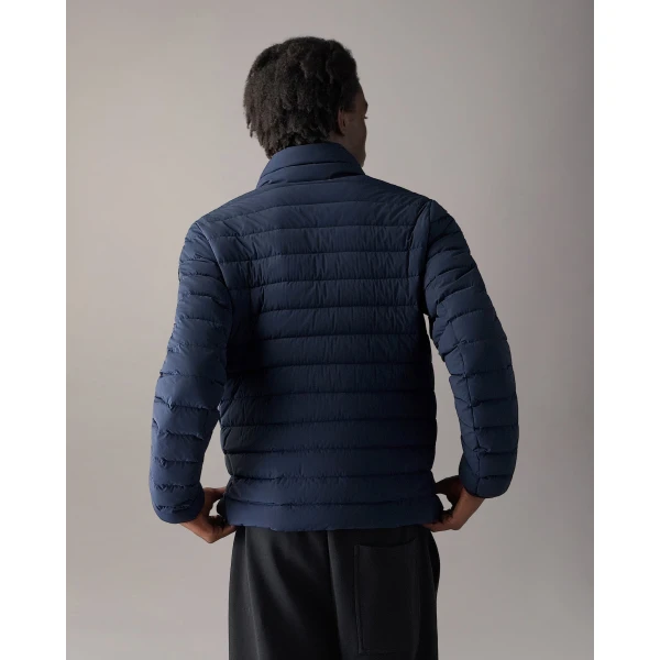Moose Knuckles Laki Down Jacket in Navy | Men Jackets | Luxury Shoes 