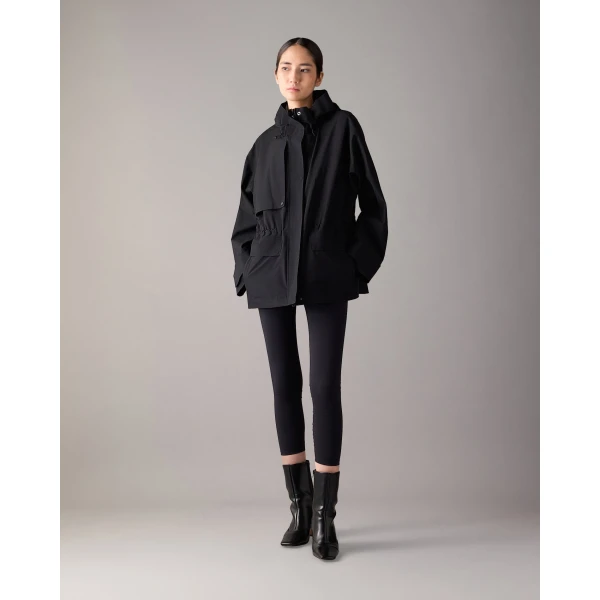 Moose Knuckles Laurier Rain Jacket in Black | Jackets | Luxury Shoes 