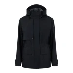 Moose Knuckles Laurier Rain Jacket in Black | Luxury Shoes 