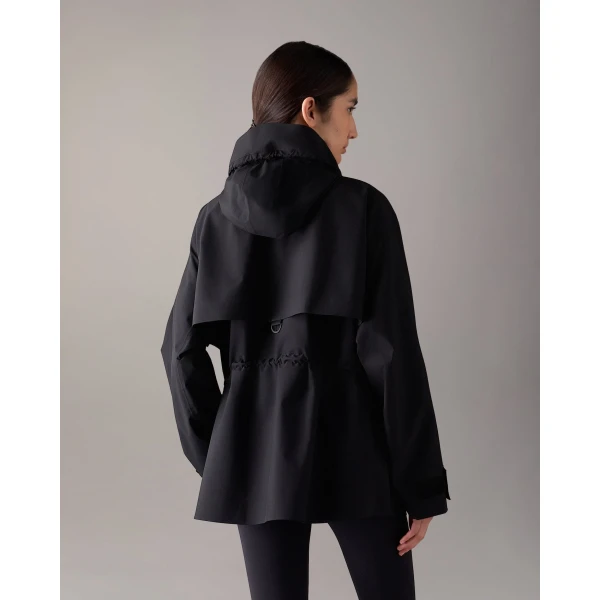 Moose Knuckles Laurier Rain Jacket in Black | Jackets | Luxury Shoes 
