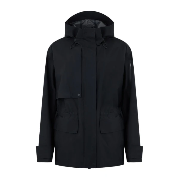 Moose Knuckles Laurier Rain Jacket in Black | Luxury Shoes 