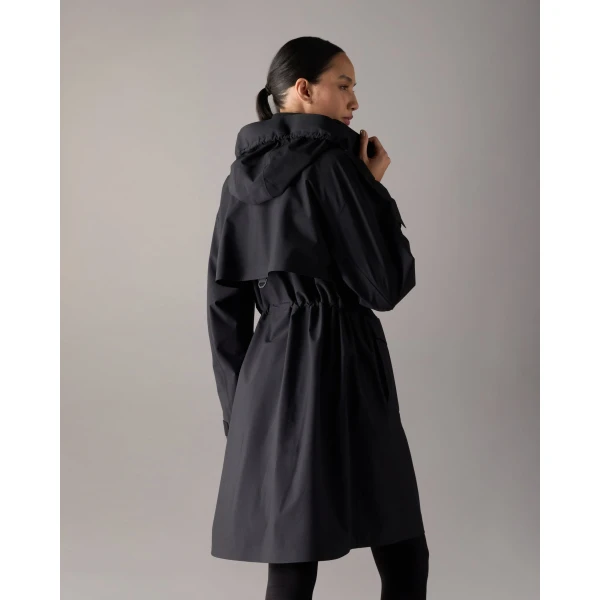 Moose Knuckles Laurier Rain Parka in Black | Coats | Luxury Shoes 