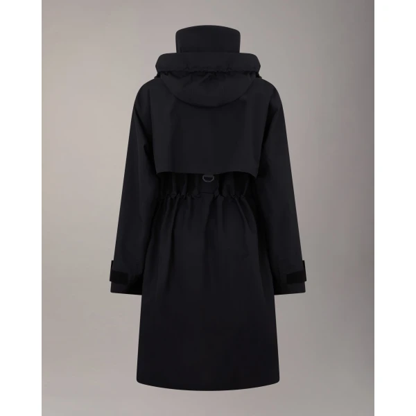 Moose Knuckles Laurier Rain Parka in Black | Coats | Luxury Shoes 