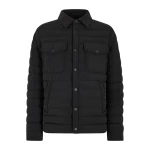 Moose Knuckles Lennox Shirt Jacket in Black | Luxury Shoes 