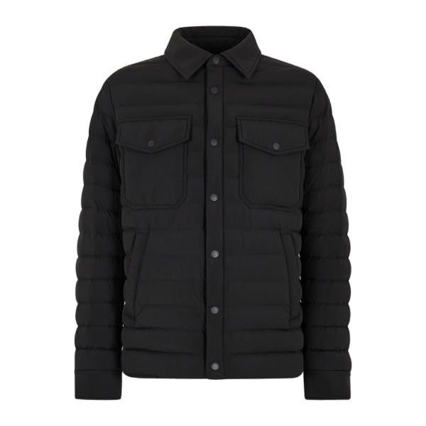 Moose Knuckles Lennox Shirt Jacket in Black | Luxury Shoes 