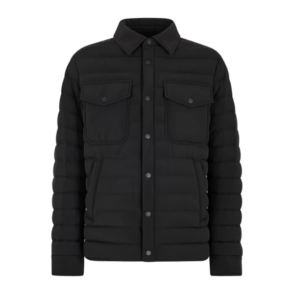 Moose Knuckles Lennox Shirt Jacket in Black | Luxury Shoes 