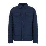 Moose Knuckles Lennox Shirt Jacket in Navy | Luxury Shoes 