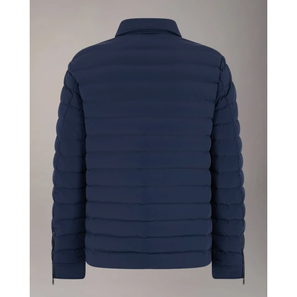 Moose Knuckles Lennox Shirt Jacket in Navy | Men Jackets | Luxury Shoes 