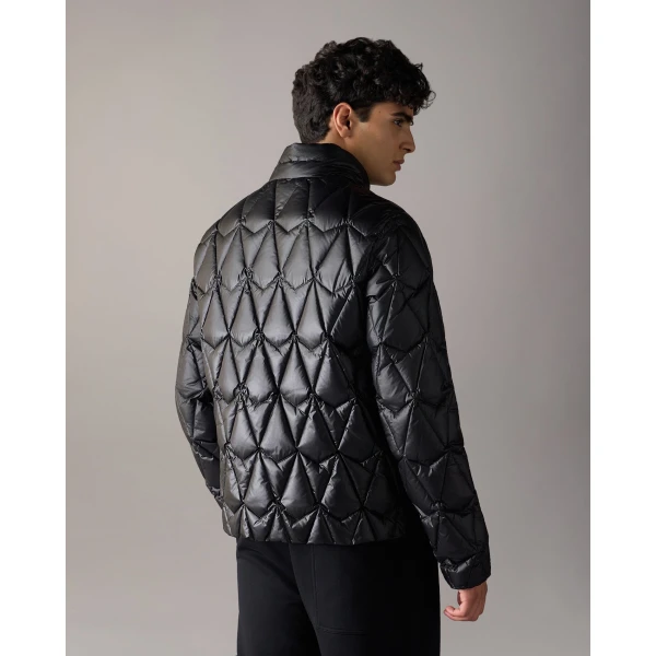 Moose Knuckles Lightweight Iceberg Quilt Down Jacket in Black | Men Jackets | Luxury Shoes 