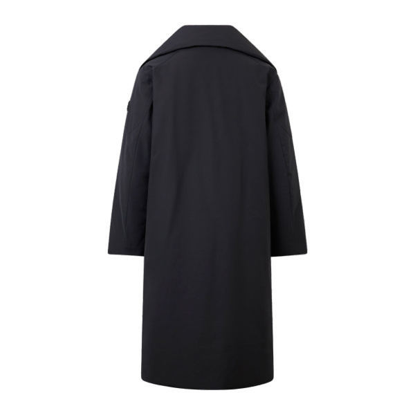Moose Knuckles Londsdale Long Wrap Jacket in Black | Luxury Shoes 