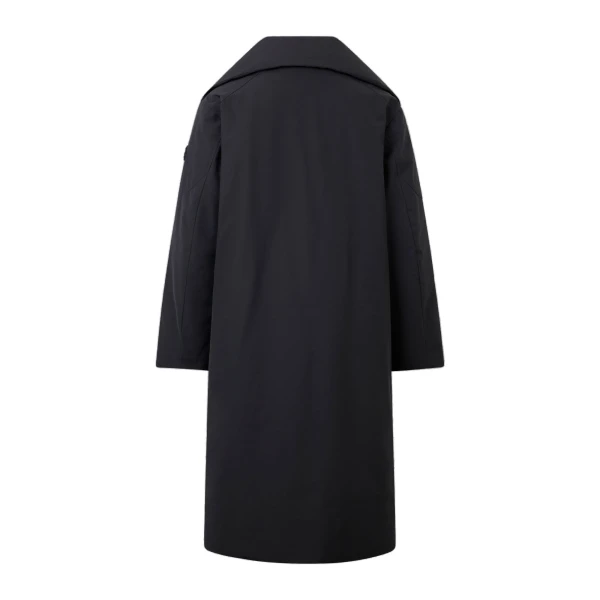 Moose Knuckles Londsdale Long Wrap Jacket in Black | Luxury Shoes 