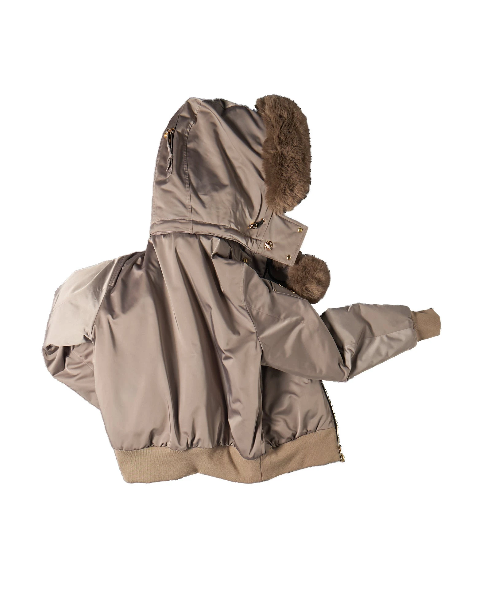 Moose Knuckles Luxe Satin Reversible Bomber in Ashen Moose Knuckles Luxe Satin Reversible Bomber in Ashen | Luxury Shoes