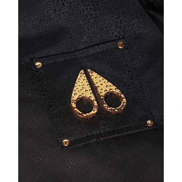 Moose Knuckles Luxe Satin Reversible Bomber in Black | Jackets | Luxury Shoes 