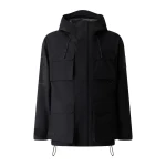 Moose Knuckles Mansfield Rain Jacket in Black | Luxury Shoes 