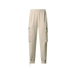 Moose Knuckles Mixed Media Joggers in Plaster | Luxury Shoes 