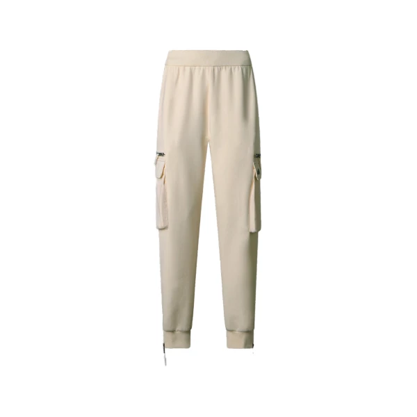 Mixed Media Joggers in Plaster