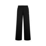Moose Knuckles Mixed Media Wide-Leg Pants in Black | Luxury Shoes 