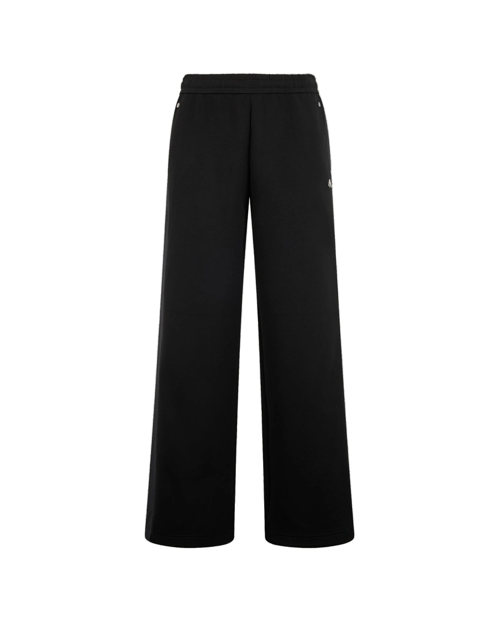 Moose Knuckles Mixed Media Wide-Leg Pants in Black Moose Knuckles Mixed Media Wide-Leg Pants in Black | Luxury Shoes