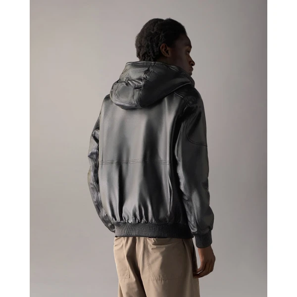 Moose Knuckles Neo Bunny Leather Jacket in Black | Men Jackets | Luxury Shoes 
