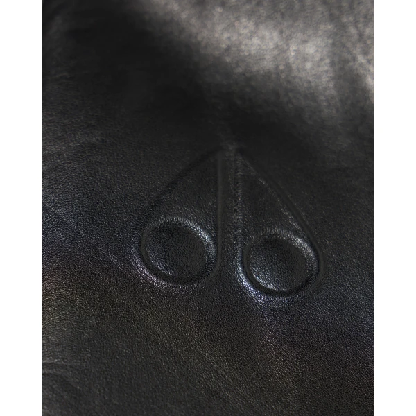 Moose Knuckles Neo Bunny Leather Jacket in Black | Men Jackets | Luxury Shoes 