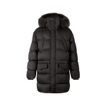 Moose Knuckles Northbound Fox Fur & Down 3Q in Black | Luxury Shoes 
