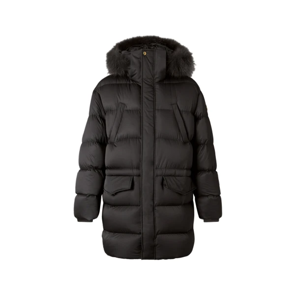 Northbound Fox Fur & Down 3Q in Black