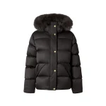 Moose Knuckles Northbound Fox Fur & Down Jacket in Black | Luxury Shoes 