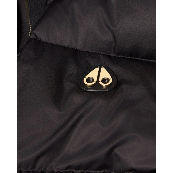 Moose Knuckles Northbound Fox Fur & Down Vest in Black | Vests | Luxury Shoes 