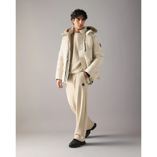 Moose Knuckles Original 3Q Down Jacket in Alabaster and Bronze | Men Jackets | Luxury Shoes 