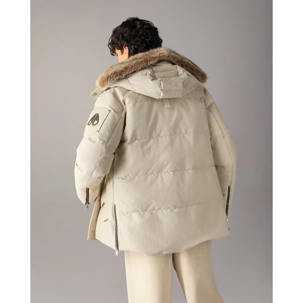 Moose Knuckles Original 3Q Down Jacket in Alabaster and Bronze | Men Jackets | Luxury Shoes 