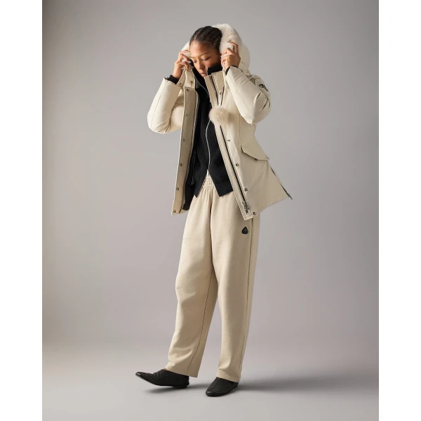 Moose Knuckles Original 3Q Down Jacket in Alabaster | Jackets | Luxury Shoes 