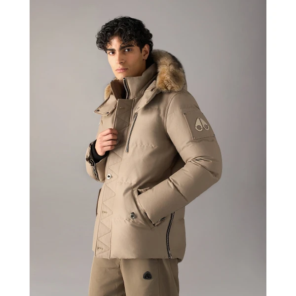 Moose Knuckles Original 3Q Down Jacket in Ashen and Bronze | Men Jackets | Luxury Shoes 