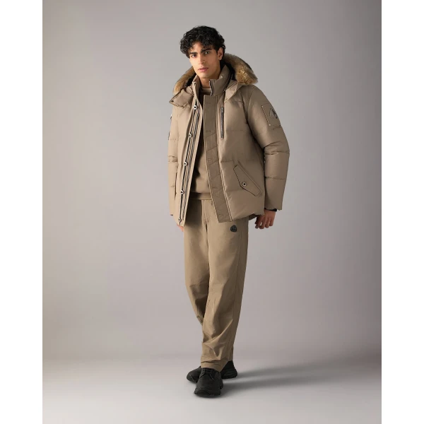 Moose Knuckles Original 3Q Down Jacket in Ashen and Bronze | Men Jackets | Luxury Shoes 