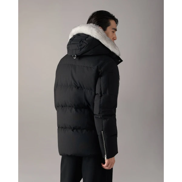 Moose Knuckles Original 3Q Down Jacket in Black and Natural | Men Jackets | Luxury Shoes 
