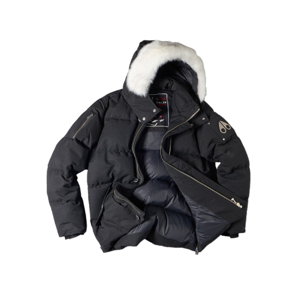 Moose Knuckles Original 3Q Down Jacket in Black and Natural | Luxury Shoes 